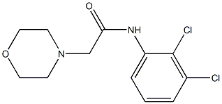 N-(2,3-dichlorophenyl)-2-(4-morpholinyl)acetamide Structure