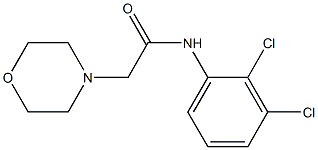 N-(2,3-dichlorophenyl)-2-(4-morpholinyl)acetamide 구조식 이미지