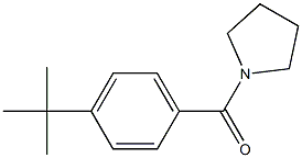 1-{[4-(1,1-dimethylethyl)phenyl]carbonyl}pyrrolidine 구조식 이미지