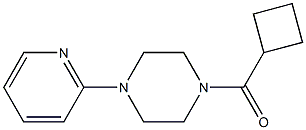 1-(cyclobutylcarbonyl)-4-(2-pyridinyl)piperazine 구조식 이미지