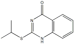 2-(isopropylsulfanyl)-4(1H)-quinazolinone Structure