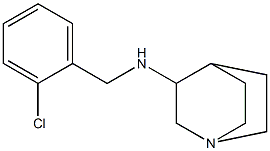 N-(1-azabicyclo[2.2.2]oct-3-yl)-N-(2-chlorobenzyl)amine 구조식 이미지