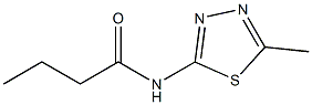 N-(5-methyl-1,3,4-thiadiazol-2-yl)butanamide Structure