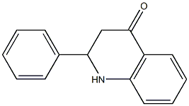 2-phenyl-2,3-dihydro-4(1H)-quinolinone 구조식 이미지