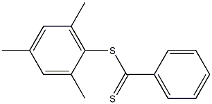 mesityl benzenecarbodithioate Structure