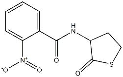 2-nitro-N-(2-oxotetrahydro-3-thienyl)benzamide Structure