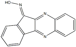 11H-indeno[1,2-b]quinoxalin-11-one oxime 구조식 이미지