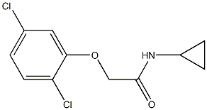 N-cyclopropyl-2-(2,5-dichlorophenoxy)acetamide Structure
