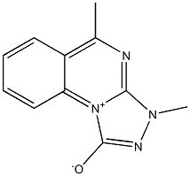 3,5-dimethyl-3H-[1,2,4]triazolo[4,3-a]quinazolin-10-ium-1-olate 구조식 이미지