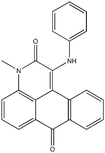 1-anilino-3-methyl-3H-naphtho[1,2,3-de]quinoline-2,7-dione 구조식 이미지