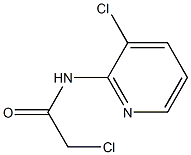 2-chloro-N-(3-chloro-2-pyridinyl)acetamide 구조식 이미지