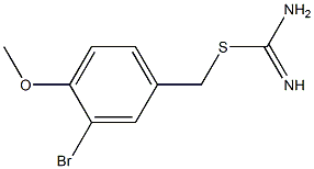 3-bromo-4-methoxybenzyl imidothiocarbamate 구조식 이미지