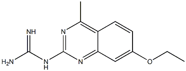 N-(7-ethoxy-4-methyl-2-quinazolinyl)guanidine 구조식 이미지