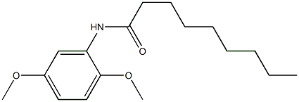 N-(2,5-dimethoxyphenyl)nonanamide Structure