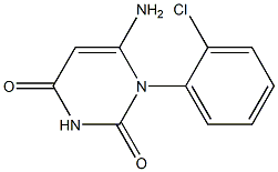 6-amino-1-(2-chlorophenyl)-2,4(1H,3H)-pyrimidinedione Structure