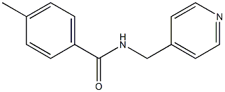 4-methyl-N-(4-pyridinylmethyl)benzamide 구조식 이미지