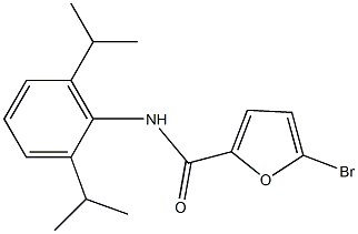 5-bromo-N-(2,6-diisopropylphenyl)-2-furamide 구조식 이미지