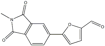 5-(2-methyl-1,3-dioxo-2,3-dihydro-1H-isoindol-5-yl)-2-furaldehyde Structure