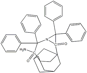 N~1~,N~3~-bis(diphenylmethylene)-1,3-adamantanedicarboxamide Structure