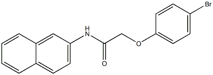 2-(4-bromophenoxy)-N-(2-naphthyl)acetamide Structure