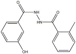 3-hydroxy-N'-(2-methylbenzoyl)benzohydrazide Structure