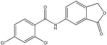 2,4-dichloro-N-(3-oxo-1,3-dihydro-2-benzofuran-5-yl)benzamide Structure