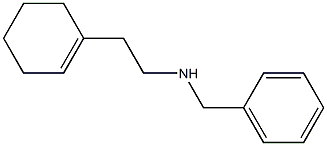 N-benzyl-N-[2-(1-cyclohexen-1-yl)ethyl]amine 구조식 이미지