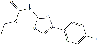 ethyl 4-(4-fluorophenyl)-1,3-thiazol-2-ylcarbamate Structure