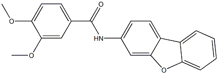 N-dibenzo[b,d]furan-3-yl-3,4-dimethoxybenzamide 구조식 이미지