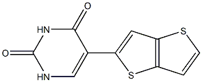 5-thieno[3,2-b]thien-2-yl-2,4(1H,3H)-pyrimidinedione Structure