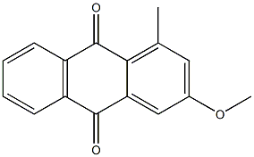 3-methoxy-1-methylanthra-9,10-quinone 구조식 이미지