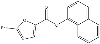 1-naphthyl 5-bromo-2-furoate 구조식 이미지