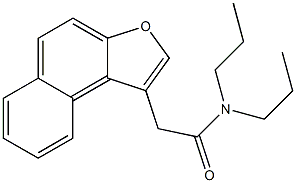 2-naphtho[2,1-b]furan-1-yl-N,N-dipropylacetamide Structure