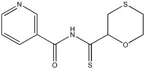 N-(4-thiomorpholinylcarbothioyl)nicotinamide Structure