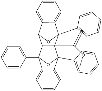 methyl 1,3,10-triphenyl-19,20-dioxahexacyclo[10.6.1.1~3,10~.0~2,11~.0~4,9~.0~13,18~]icosa-4,6,8,13,15,17-hexaene-2-carboxylate Structure