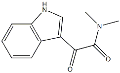 2-(1H-indol-3-yl)-N,N-dimethyl-2-oxoacetamide 구조식 이미지