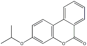 3-isopropoxy-6H-benzo[c]chromen-6-one 구조식 이미지