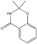 2,2-dimethyl-2,3-dihydro-4H-1,3-benzoxazin-4-one 구조식 이미지