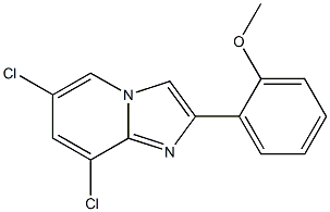 6,8-dichloro-2-(2-methoxyphenyl)imidazo[1,2-a]pyridine Structure