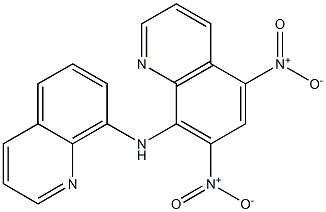 5,7-bisnitro-8-(quinolin-8-ylamino)quinoline Structure