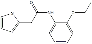 N-(2-ethoxyphenyl)-2-(2-thienyl)acetamide Structure