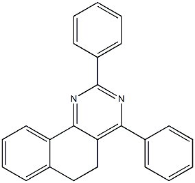 2,4-diphenyl-5,6-dihydrobenzo[h]quinazoline Structure