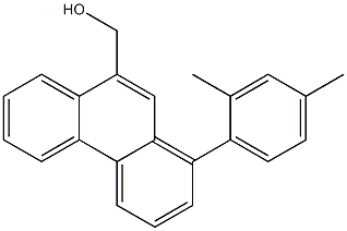 [1-(2,4-dimethylphenyl)-9-phenanthryl]methanol 구조식 이미지