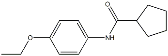 N-(4-ethoxyphenyl)cyclopentanecarboxamide 구조식 이미지