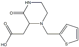 [3-oxo-1-(2-thienylmethyl)-2-piperazinyl]acetic acid 구조식 이미지