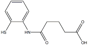 5-oxo-5-(2-sulfanylanilino)pentanoic acid Structure