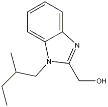 [1-(2-methylbutyl)-1H-benzimidazol-2-yl]methanol 구조식 이미지