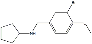 N-(3-bromo-4-methoxybenzyl)cyclopentanamine 구조식 이미지