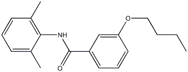 3-butoxy-N-(2,6-dimethylphenyl)benzamide Structure