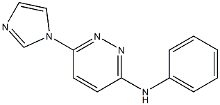 6-(1H-imidazol-1-yl)-N-phenyl-3-pyridazinamine Structure